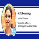 Interview Dr SS Meenambiga Assistant Professor at Vels Institute of Science Technology and Advanced Studies Chennai